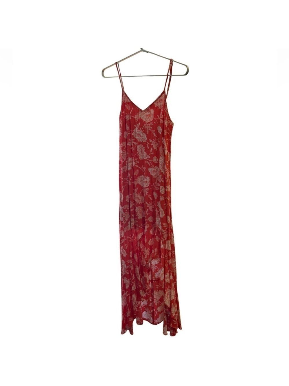 Buckle Coral Floral Maxi Dress Small
